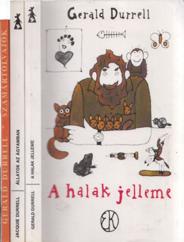 3 db Durrell m: A halak jelleme + llatok az gyamban + Szamrtolvajok