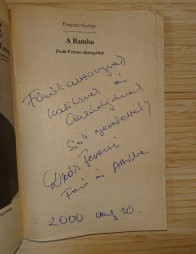 Pongr�cz Gy�rgy - A bamba -De�k Ferenc �lete