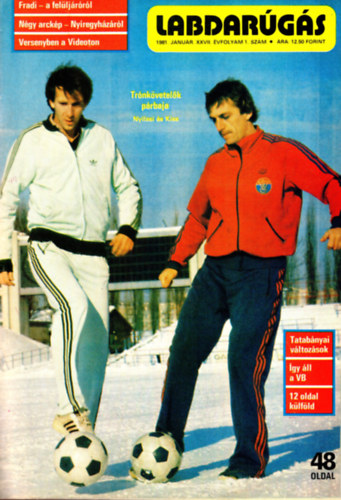 Tabák Endre (szerk.) - Labdarúgás 1981. ( XXVII. évfolyam 1-12. sz. teljes )