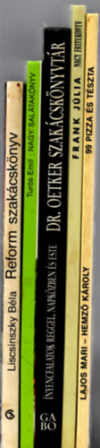 Lajos Mari- Hemz Kroly, Turs Emil, Liscsinszky Bla Frank Jlia - 5 db Szakcsknyv: Reform szakcsknyv + Nagy saltaknyv + Dr. Oetker szakcsknyvtr - nyencfalatok reggel, napkzben s este + 99 pizza s tszta + Nagy frituknyv