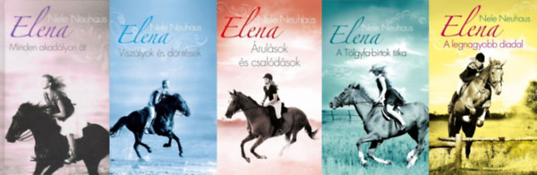 Nele Neuhaus - Elena sorozat 1-5. (Minden akad�lyon �t, Visz�lyok �s d�nt�sek, �rul�sok �s csal�d�sok, A t�lgyfabirtok titka, A legnagyobb diadal)