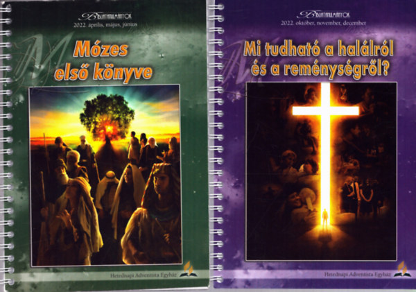 Alberto R. Timm Jacques B. Doukhan - 2 db 2022. �vi Bibliatanulm�nyok: M�zes els� k�nyve (2022. �prilis, m�jus, j�nius) + Mi tudhat� a hal�lr�l �s a rem�nys�gr�l? (2022. okt�ber, november, december)