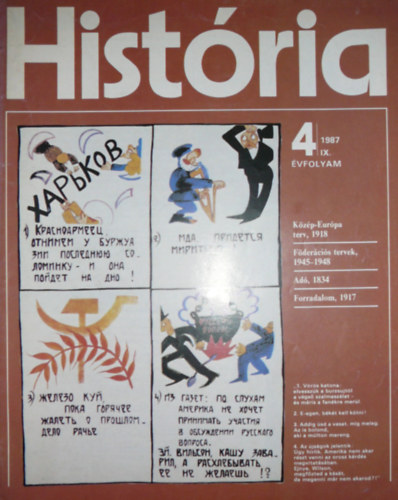 Glatz Ferenc (szerk.) - História IX. évfolyam 4. szám