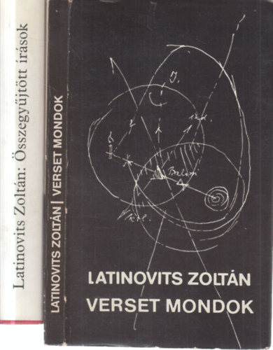 Latinovits Zoltán - 2 db Latinovits Zoltán kötet (Verset mondok + Emlékszem a röpülés boldogságára - összegyűjtött írások)