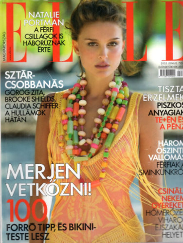 Hessky Eszter - Elle Magazin 2005. jnius