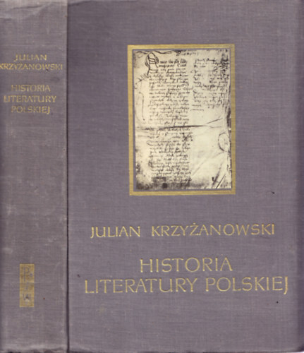 Julian Krzy�anowski - Historia Literatury Polskiej - Alegoryzm - preromantyzm