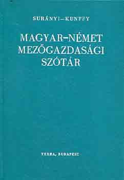 Surnyi-Kunffy - Magyar-nmet mezgazdasgi sztr