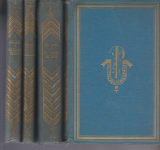 Adlersfeld-Ballestrem E.-Kellermann-Joseph Conrad - 4 db knyv  "A regnyrs kincsei" sorozatbl: Fehr galambopk+A schellenberg testvrek+A Narcisszusz ngere+A szigetek szmzttje