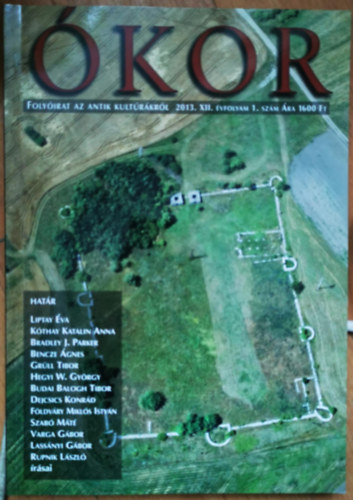 �kor - Foly�irat az antik kult�r�r�l 2013. XII. �vfolyam 1. sz�m