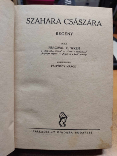 Percival C. Wren - Szahara cs�sz�ra