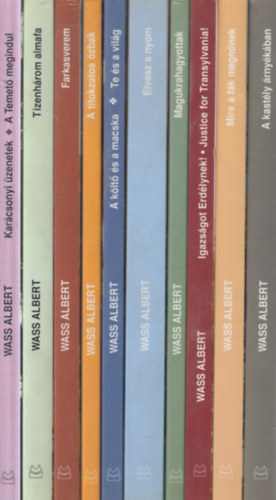 Wass Albert - 12 db. Wass Albert mű 10 kötetben: Karácsonyi üzenetek + A Temető megindul + Tizenhárom almafa + Farkasverem + A titokzatos őzbak + A költő és a macska + Te és a világ + Elvész a nyom + Magukrahagyottak + Igazságot Erdélynek! + Mire a