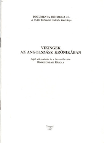 Vikingek az Angolsz�sz kr�nik�ban