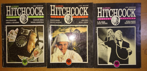 H. Russell Wakefield, Prosper Merime, Linda Evans, Mrime-Hitchcock-Evans-Tappon Loren d. Estleman - 3 db Alfred Hitchcock Mystery Magazin: 1993/mrcius + + 1993/prilis + 1993/mjus