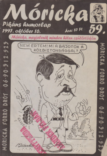 Mricka (Pikns humorlap) 59. - IV. vf. 22. szm, 1997. oktber 16.