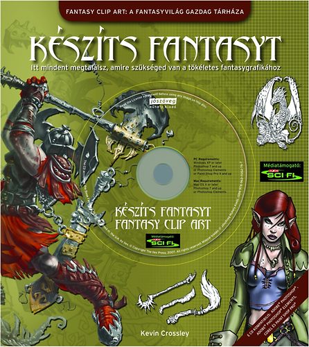 Kevin Crossley - Kszts Fantasyt - Fantasy Clip Art, CD-vel