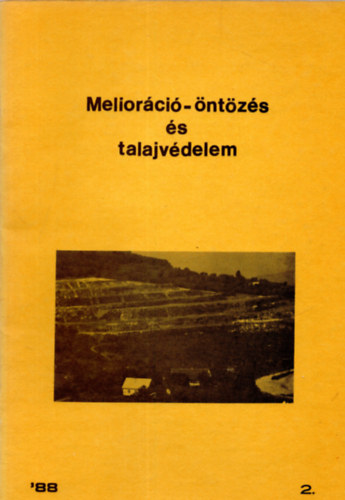 Melior�ci�-�nt�z�s �s talajv�delem
