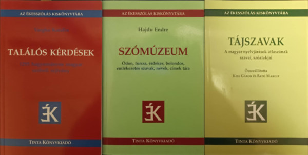 Vargha Katalin, Kiss Gábor, Bató Margit Hajdu Endre - Magyar nyelvészeti könyvcsomag