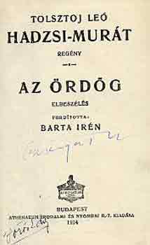 Tolsztoj Leó - Hadzsi-Murát-Az ördög