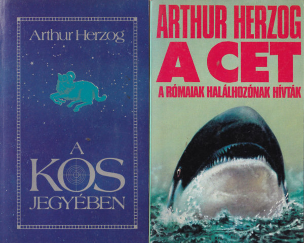 Arthur Herzog - 4 db Arthur Herzog: A kos jegyben, A cet, A forgcsol gyilkos, Fldmoraj