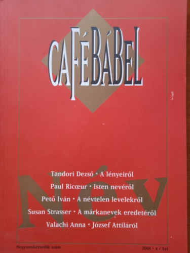 CafBbel 2001. 4 / Tl