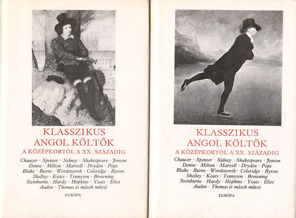 Klasszikus angol k�lt�k - A k�z�pkort�l a XX. sz�zadig I-II.