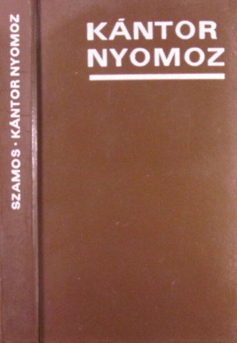 Szamos Rudolf - Kntor nyomoz