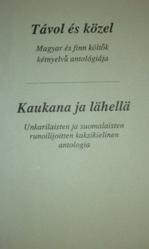 Nyíregyháza - Távol és közel-Kaukana ja lähellä (magyar és finn költők kétnyelvű)