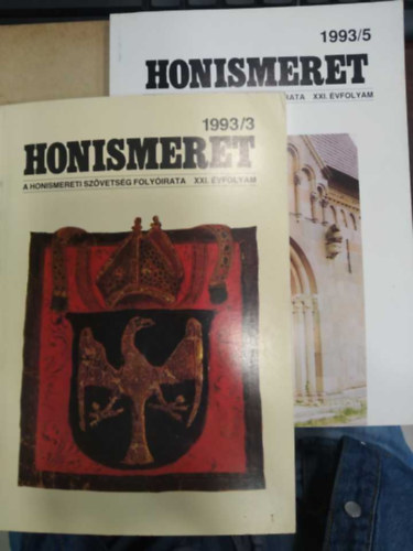T�bb szerz� - Honismeret XXI. �vfolyam 1993.(3., 5. sz�mok)