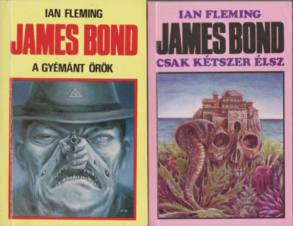 Ian Fleming - 2 db James Bond ktet: A gymnt rk + Csak ktszer lsz