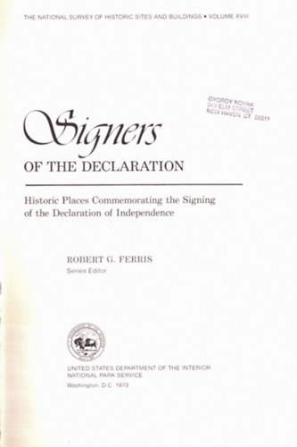 Robert G. Ferris - Signers of the declaration