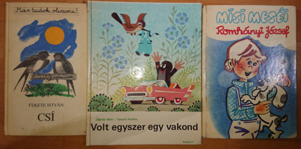 Zdenek Miler, Romhnyi Jzsef Fekete Istvn - 3 klasszikus knyv olvasni tanulknak: Cs ((Mr tudok olvasni!), Volt egyszer egy vakond, Misi mesi