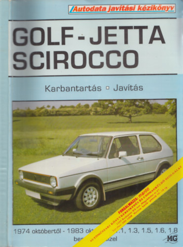 Gál Erzsébet (szerk.) - Golf-Jetta Scirocco: Karbantartás - Javítás (Autodata javítási kézikönyv)