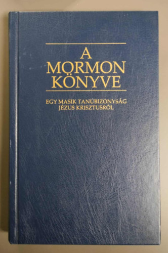 joseph smith - mormon könyve