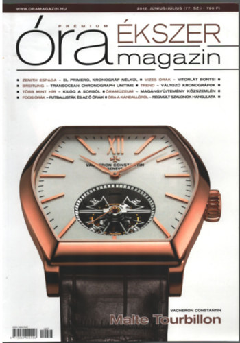 Venicz ron  (szerk) - Prmium ra kszer magazin 2012, jnius/jlius (77. szm)