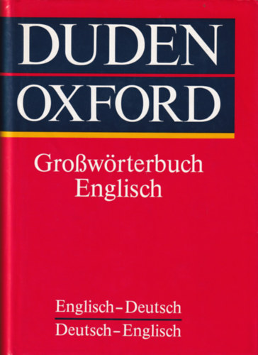 Duden Oxford - Growrterbuch English