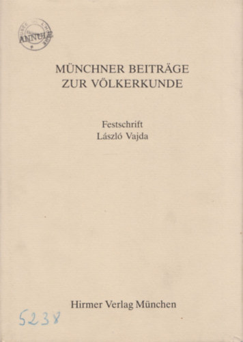 Lszl Vajda - Mnchner Beitrage zur Vlkerkunde