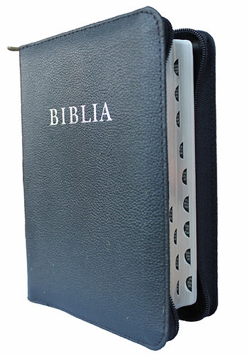 BIBLIA Revidelt j fordts (2014) - Ezst lmetszssel, cipzras brtokban