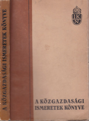 Dr.Horn Jzsef - A kzgazdasgi ismeretek knyve