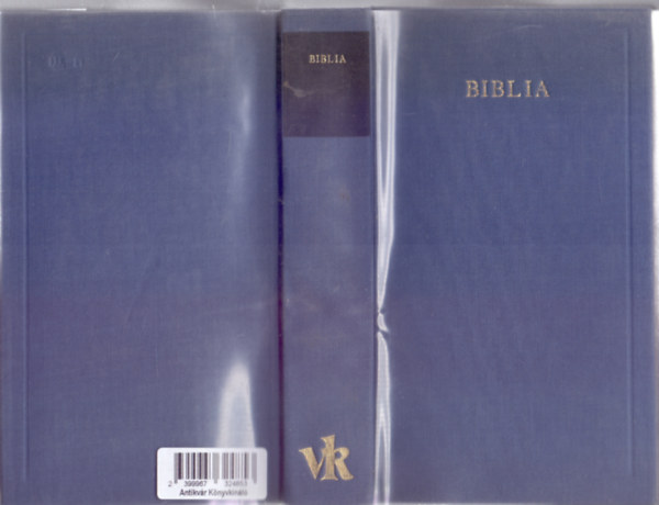 V�logatta: Vas Istv�n Ford�totta: K�rolyi G�sp�r - BIBLIA - V�logat�s a Vizsolyi Bibli�b�l (A Vil�girodalom klasszikusai - �j sorozat - Po�r J�zsef ut�szav�val)