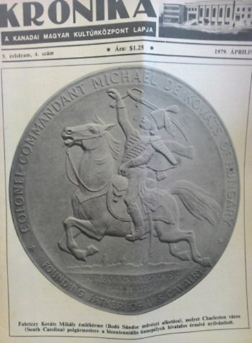 Kr�nika - A kanadai magyar kult�rk�zpont lapja