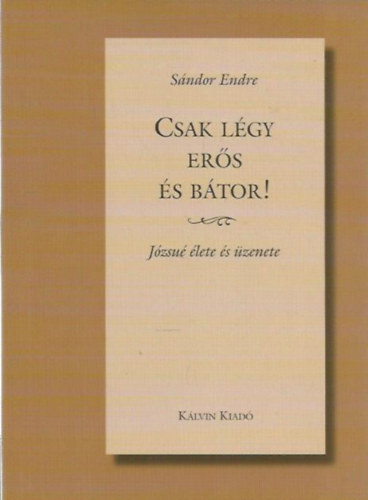 Sándor Endre - Csak légy erős és bátor!
