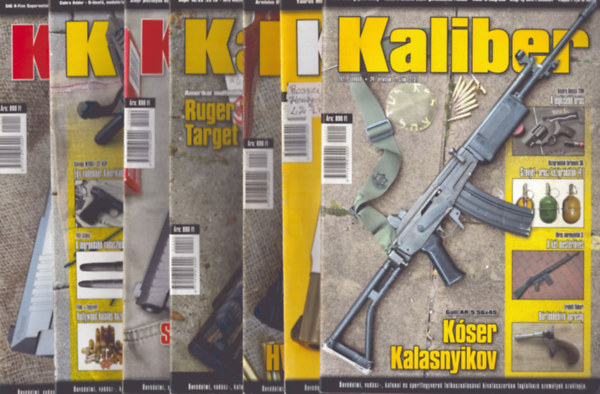 Vass Gábor (szerk.) - Kaliber 2021/1., 2., 8., 9., 10., 11., 12. számok (7 db)