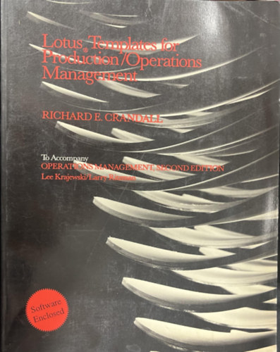 Lotus Templates for Production/Operations Management