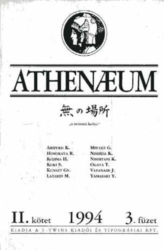 Athenaeum II. ktet 3. fzet 1994