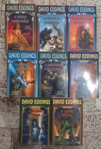 David Eddings - 8db ktet: 5 db Belgariad ciklus+ 3 db Elenium trilgia