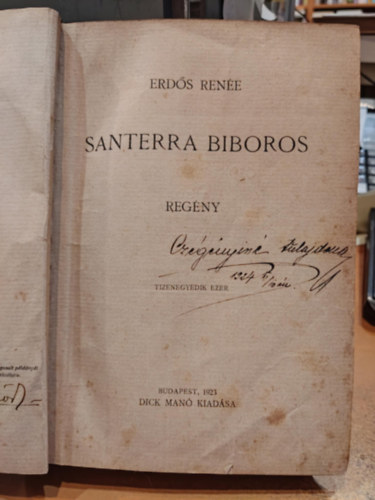 Erdős Renée - Santerra bíboros I.-II.
