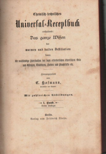 C. Hofmann - Chemisch-technisches Universal-Receptbuch