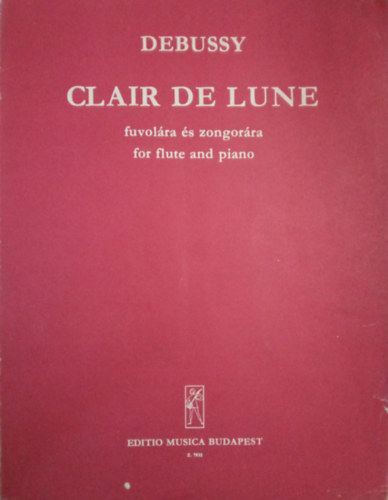 Debussy - Clair de lune - fuvolra s zongorra - for flute and piano