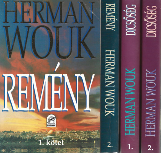 Herman Wouk - 4 db k�nyv, 2db m�, Rem�ny I-II., Dics�s�g I-II.