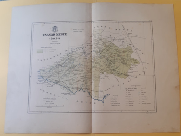 G�nczy P�l - Kogutowicz Man� - Csan�d Megye t�rk�pe
